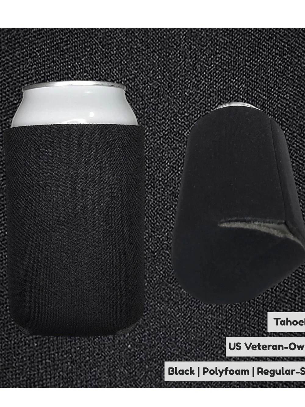 Amazon Black  Can Cooler Koozies - Pack of 25 New